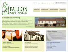 Tablet Screenshot of falconruralhousing.com